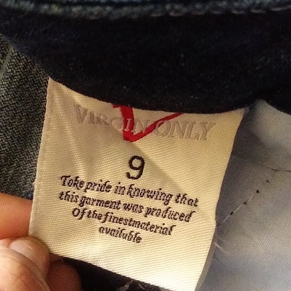 Vingin Only Straight Leg Women Blue Jeans Size 9 - Picture 10 of 13